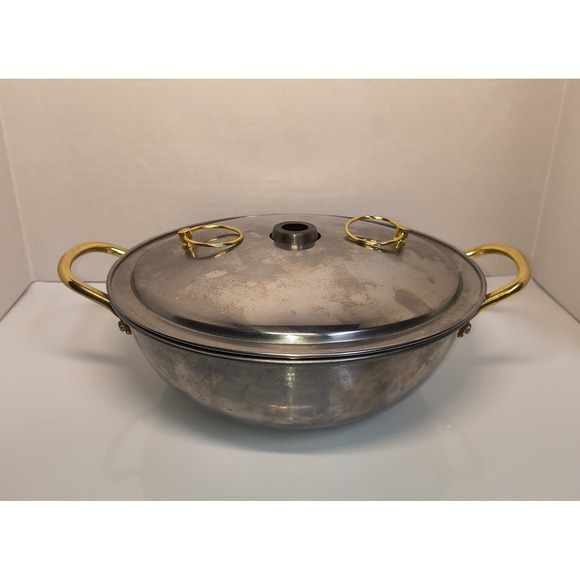 The Unbranded Brand Other - Shabu Shabu Hot Pot Pan Japanese Traditional Stainless Steel Cooking Pot Chimney